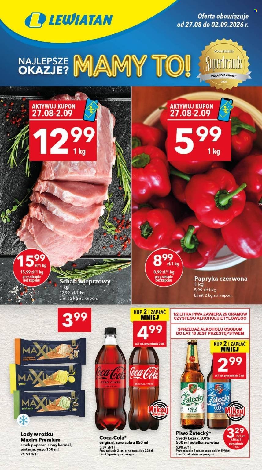 Gazetka Lewiatan - 27.8.2026. - 2.9.2026.. Strona 1