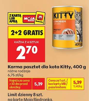 Karma pasztet dla kota Kitty, 400 g