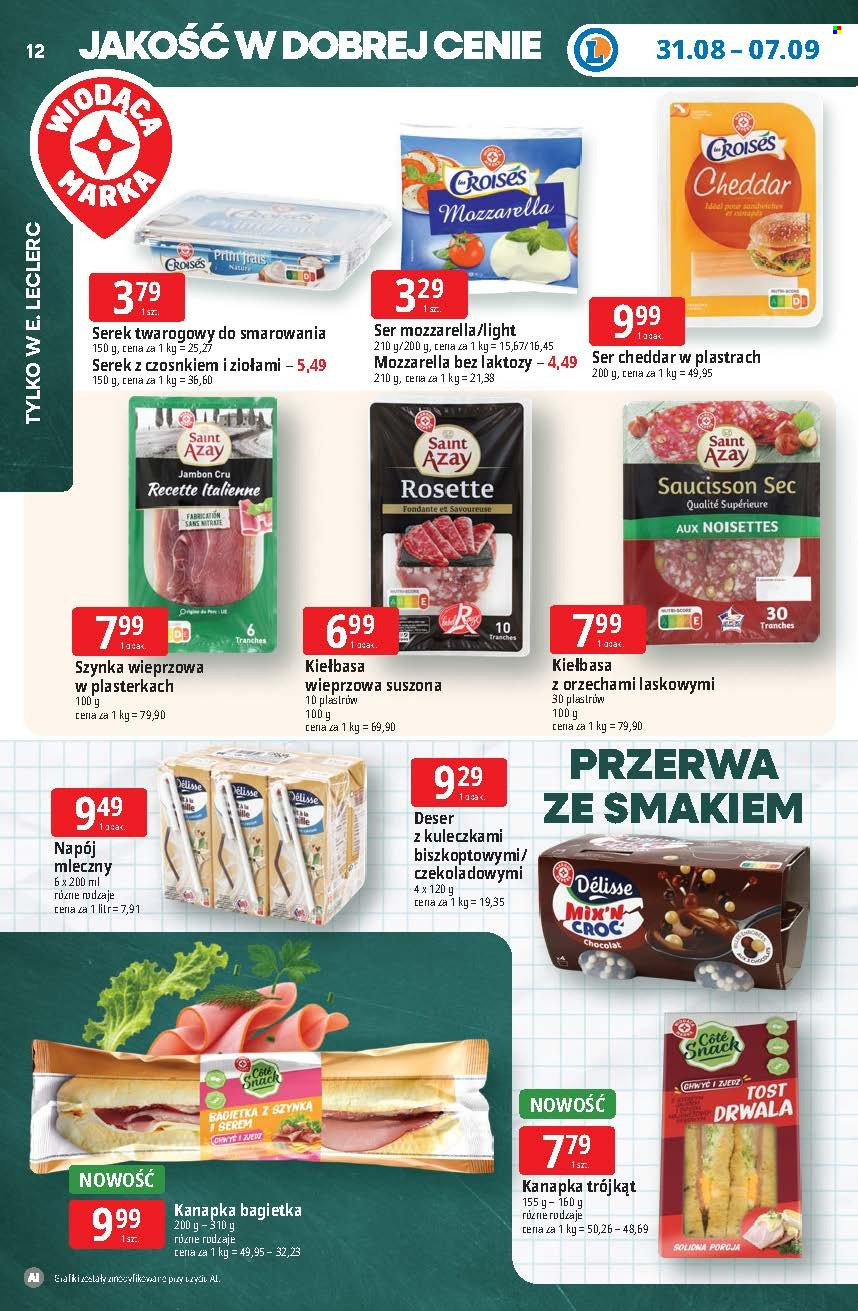 Gazetka E.Leclerc - 31.8.2026. - 7.9.2026.. Strona 12