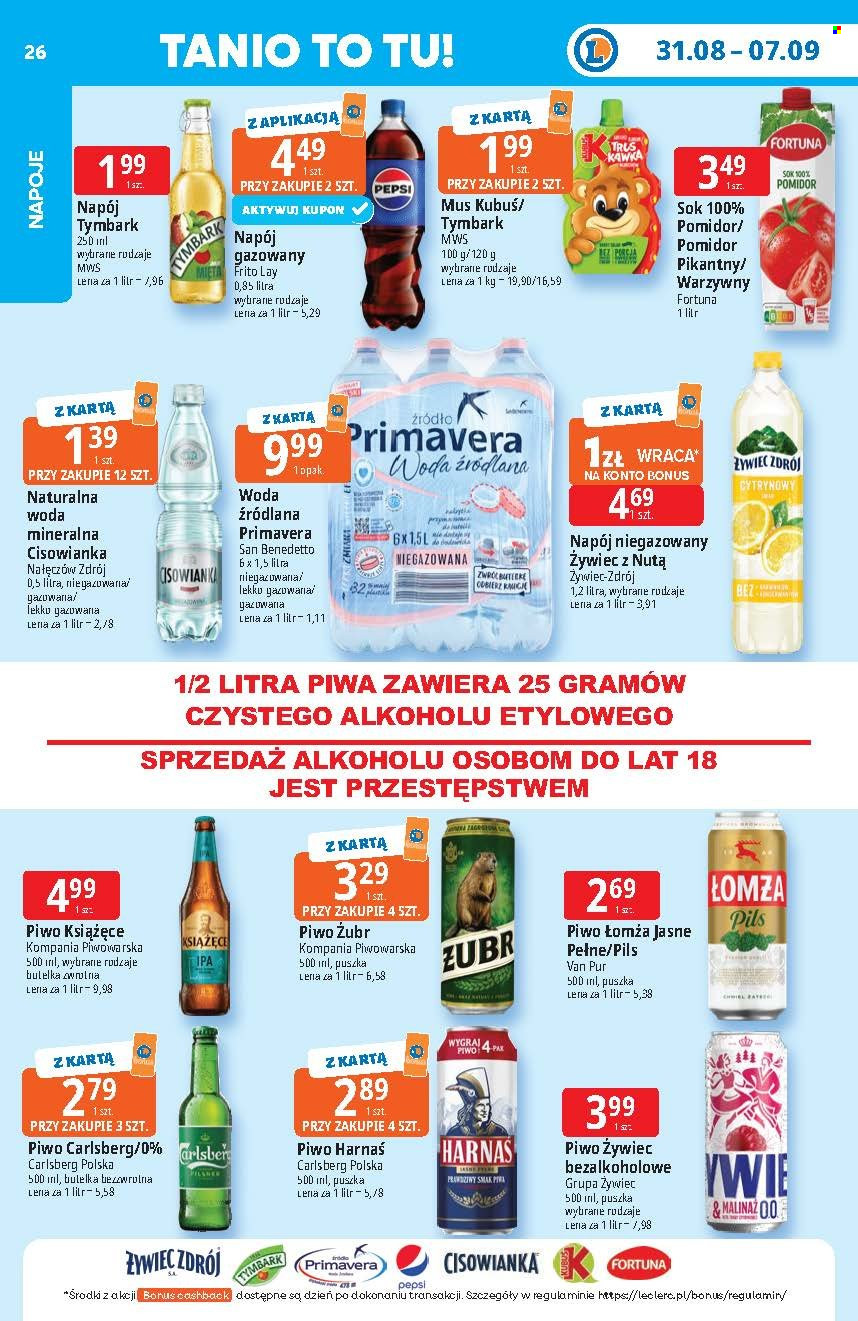 Gazetka E.Leclerc - 31.8.2026. - 7.9.2026.. Strona 26