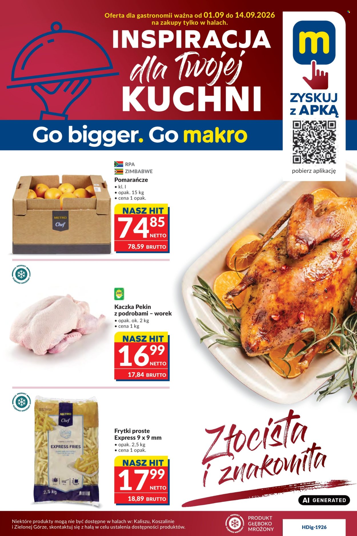 Gazetka Makro - 1.9.2026. - 14.9.2026.. Strona 1