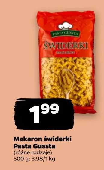 Makaron świderki Pasta Gussta