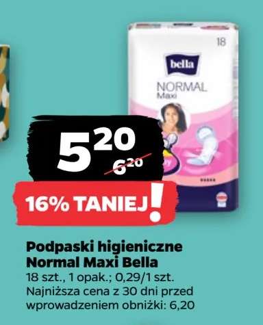 Podpaski higieniczne Normal Maxi Bella