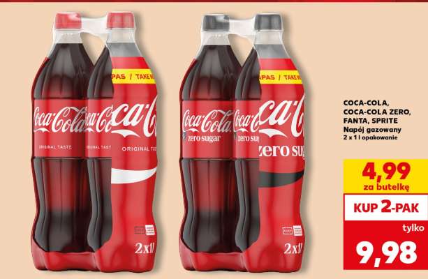 > Coca-Cola > Coca-Cola Zero > Fanta > Sprite