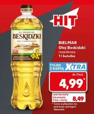 BIELMAR Olej Beskidzki rzepakowy 1l butelka