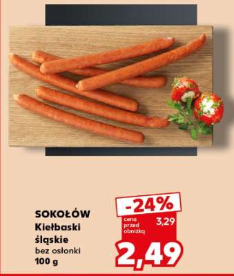 SOKOŁÓW Kiełbaski śląskie bez osłonki 100 g