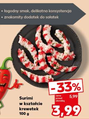 Surimi w kształcie krewetek 100 g