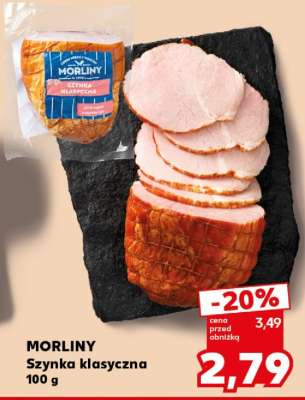 MORLINY Szynka klasyczna 100 g