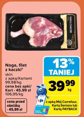 Noga, filet z kaczki