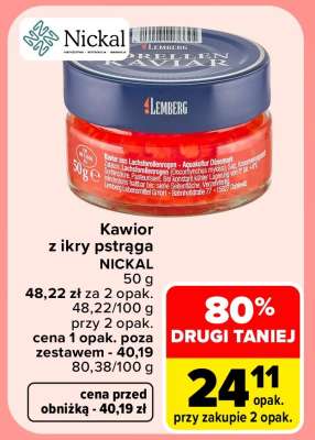 Kawior z ikry pstrąga