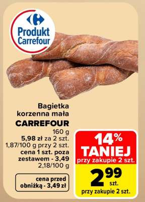 Bagietka korzenna mała CARREFOUR