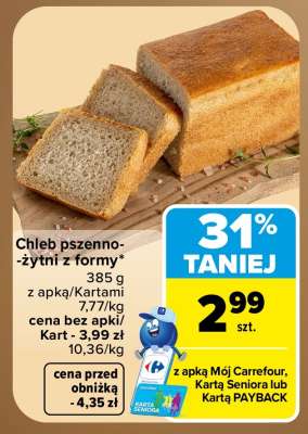 Chleb pszenno-żytni z formy