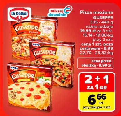 Pizza mrożona GUSEPPE