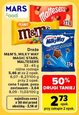 M&M’S, MILKY WAY MAGIC STARS, MALTESERS