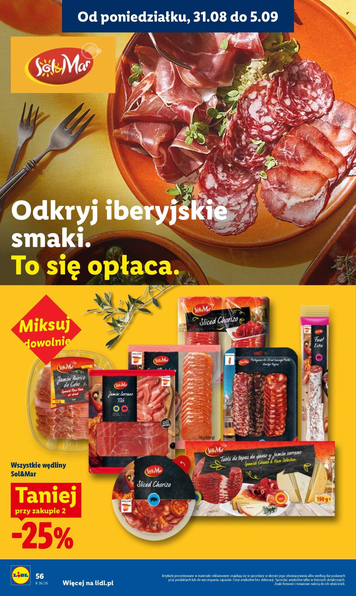 Gazetka Lidl - 31.8.2026. - 2.9.2026.. Strona 56