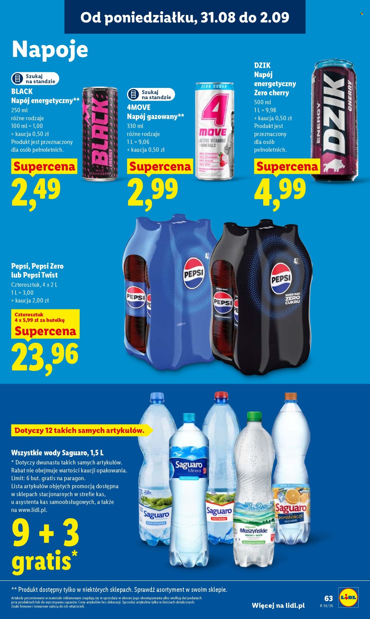 Gazetka Lidl - 31.8.2026. - 2.9.2026.. Strona 63