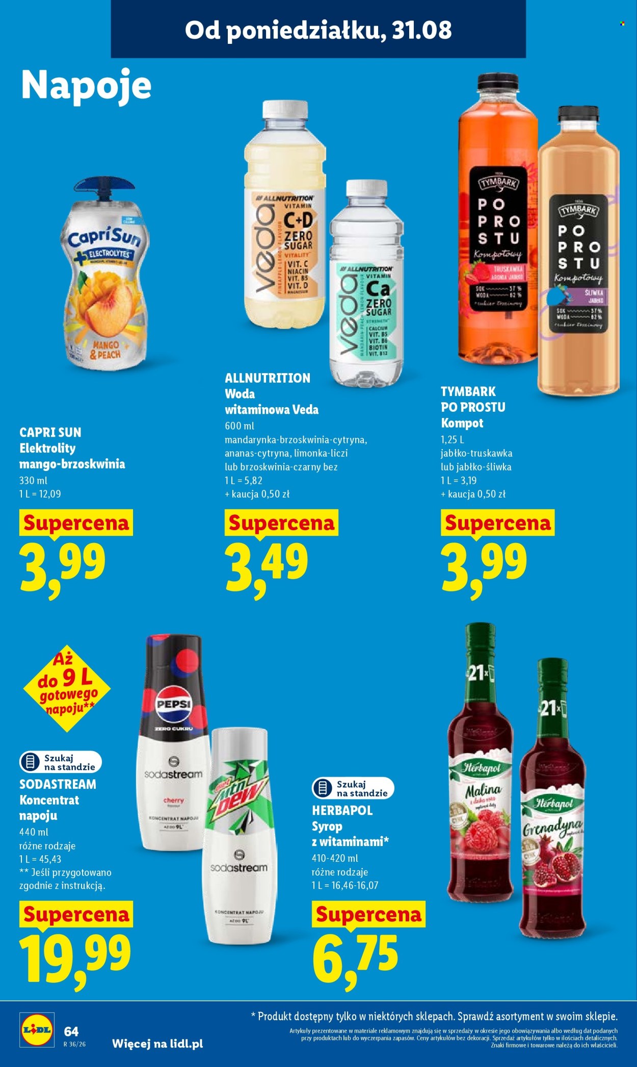 Gazetka Lidl - 31.8.2026. - 2.9.2026.. Strona 64
