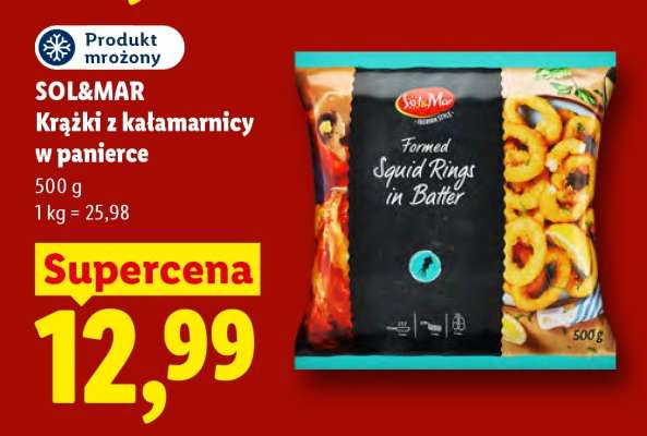 SOL&MAR Krążki z kalmarów w panierce