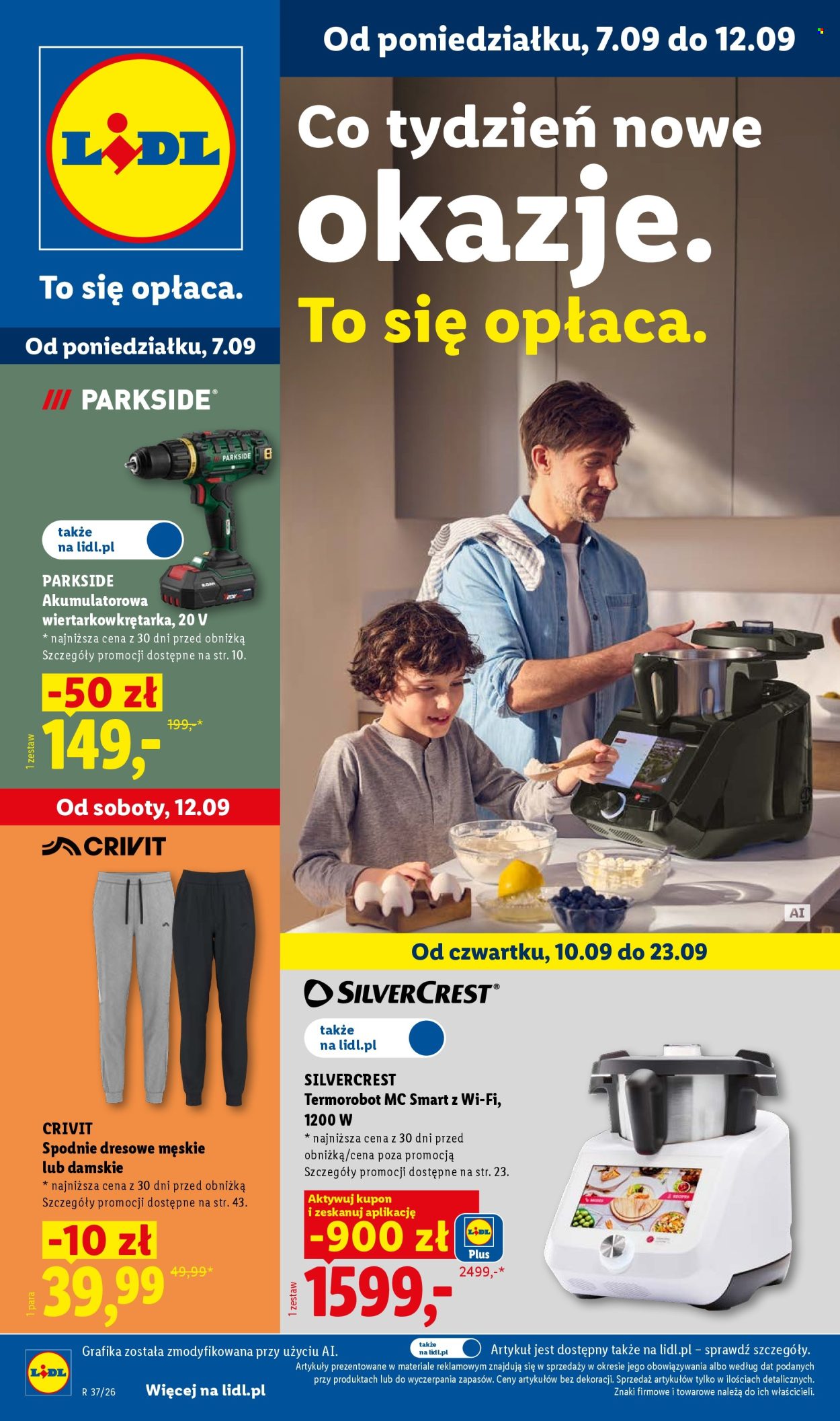 Gazetka Lidl - 7.9.2026. - 12.9.2026.. Strona 1