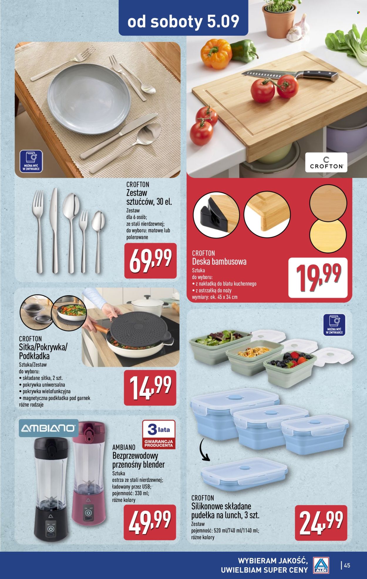 Gazetka ALDI - 31.8.2026. - 5.9.2026.. Strona 45