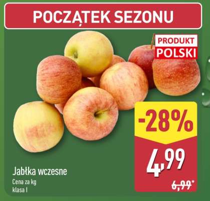 Jabłka wczesne
