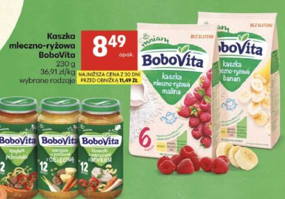 Kaszka mleczno-ryżowa BoboVita