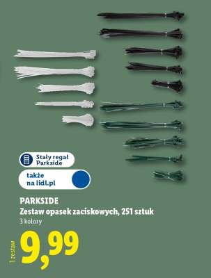 PARKSIDE Zestaw opasek zaciskowych, 251 sztuk