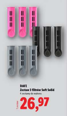 DAFI Zestaw 3 filtrów Soft Solid