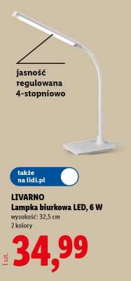 LIVARNO Lampka biurkowa LED, 6 W