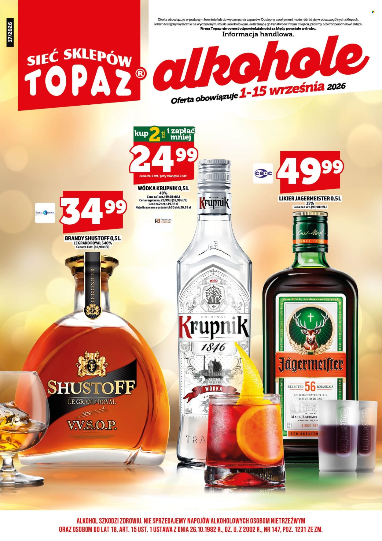 Gazetka Topaz - 1.9.2026. - 15.9.2026.. Strona 3