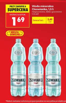Woda mineralna Cisowianka, 1,5 l