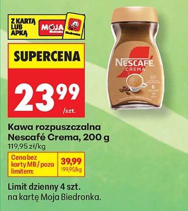 Kawa rozpuszczalna Nescafé Crema 200 g