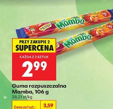 Guma rozpuszczalna Mamba, 106 g