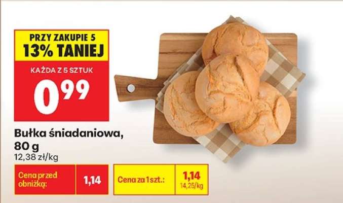 bułka śniadaniowa 80 g