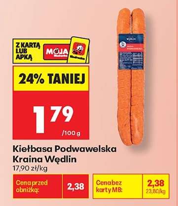 Kiełbasa Podwawelska Kraina Wędlin .