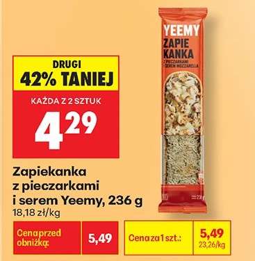 Zapiekanka z pieczarkami i serem Yeemy, 236 g