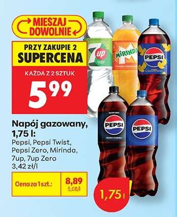 Napój gazowany, 1,75 l