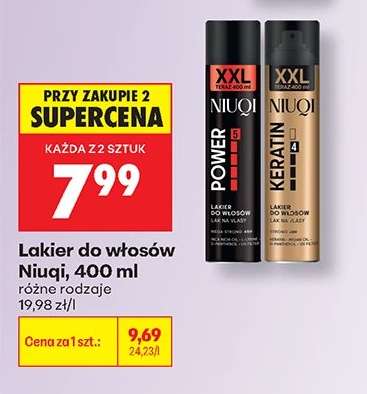 Lakier do włosów NIUQI, 400 ml