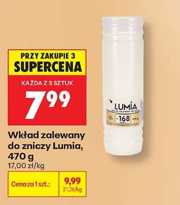 Wkład zalewany do zniczy Lumia, 470 g