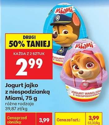 Jogurt jajko z niespodzianką Miami, 75 g
