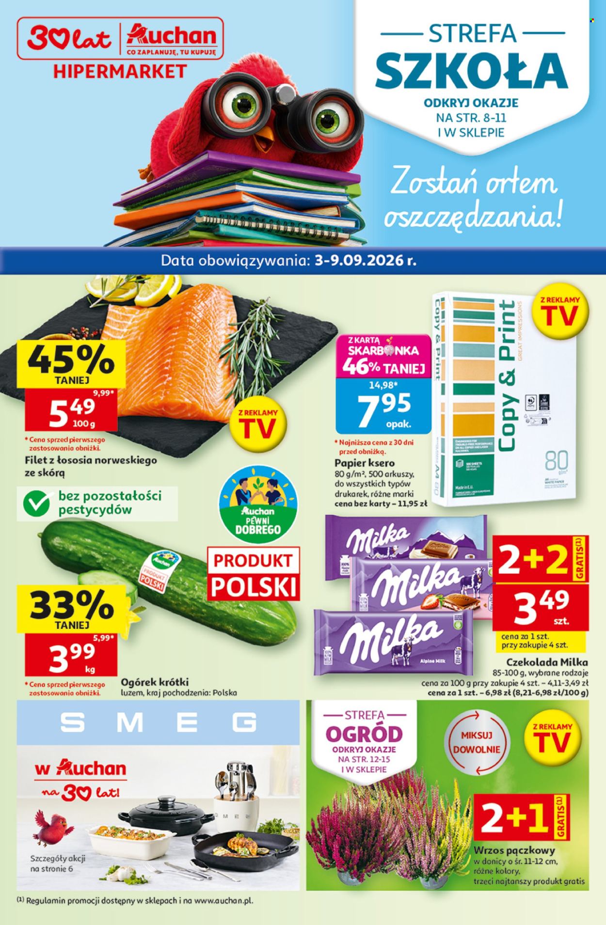 Gazetka Auchan - 3.9.2026. - 9.9.2026.. Strona 1