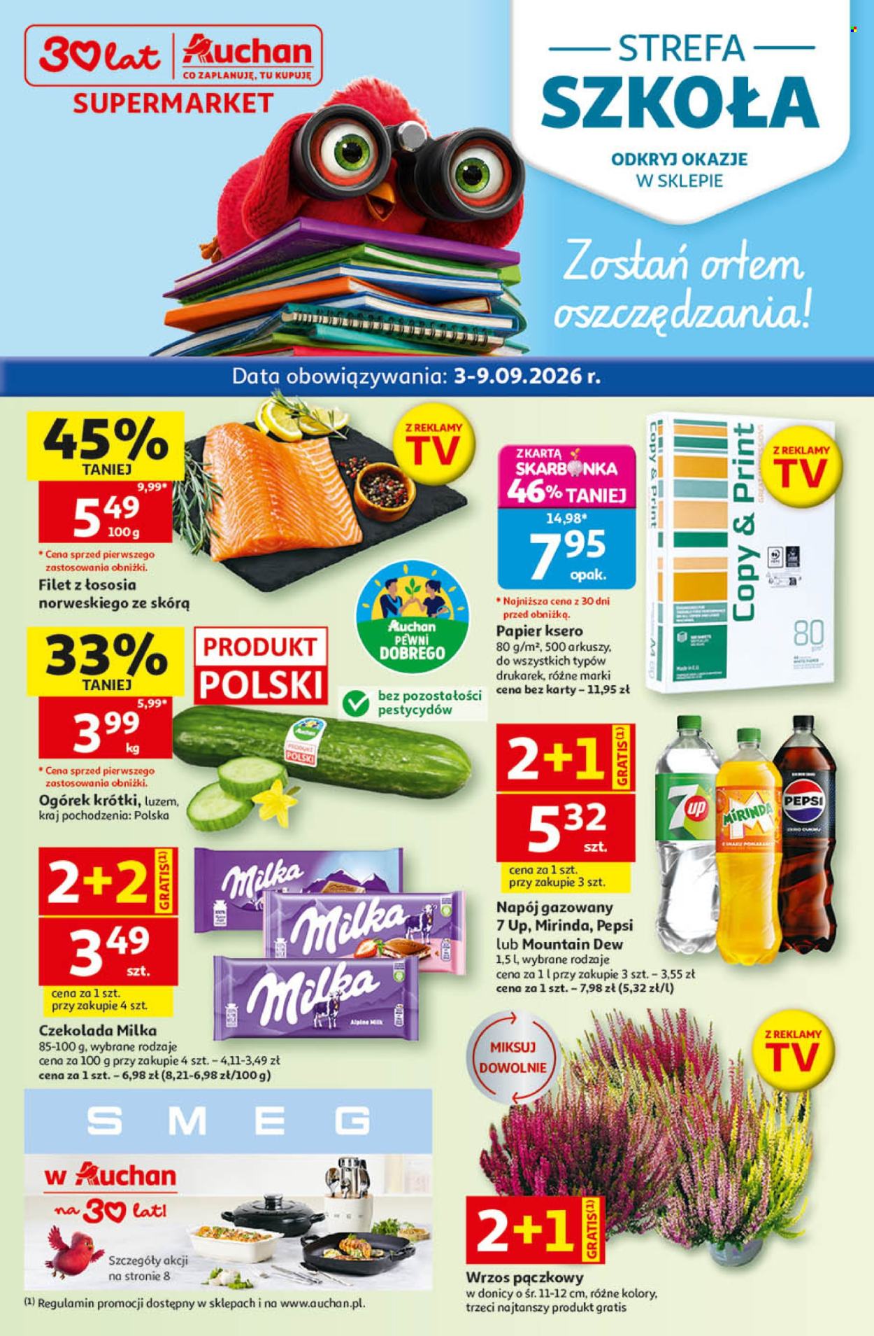 Gazetka Auchan - 3.9.2026. - 9.9.2026.. Strona 1