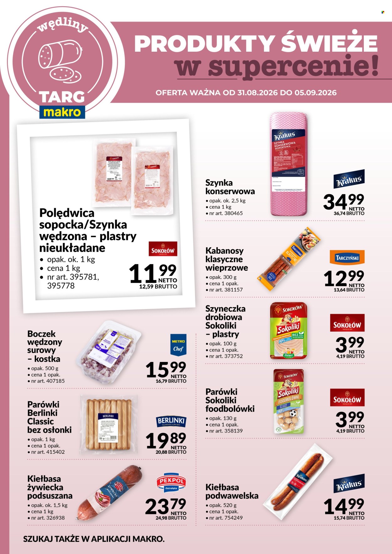 Gazetka Makro - 31.8.2026. - 5.9.2026.. Strona 2