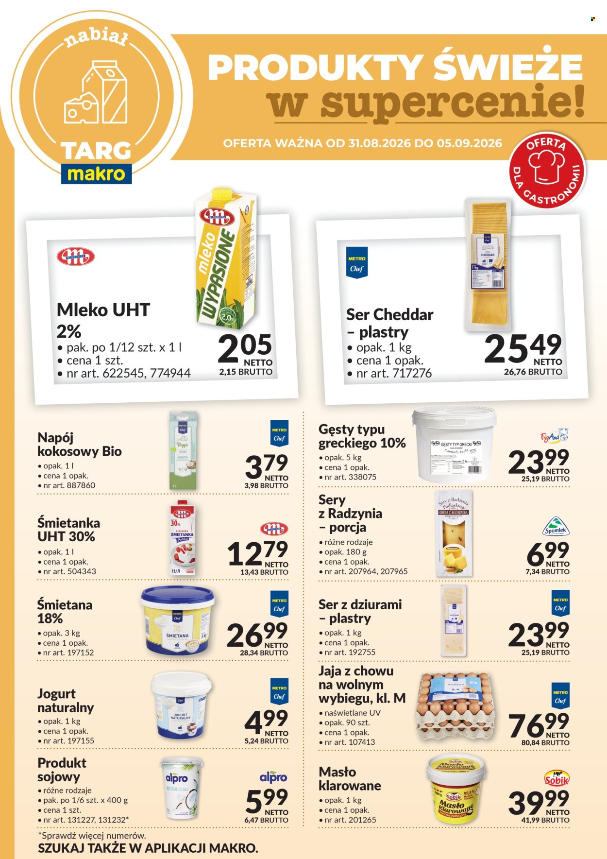 Gazetka Makro - 31.8.2026. - 5.9.2026.. Strona 3