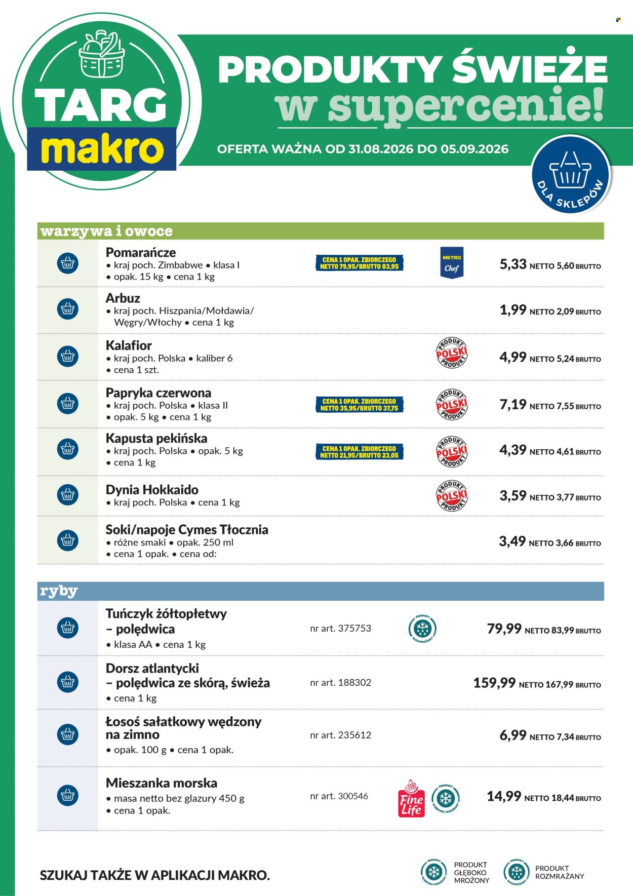 Gazetka Makro - 31.8.2026. - 5.9.2026.. Strona 6