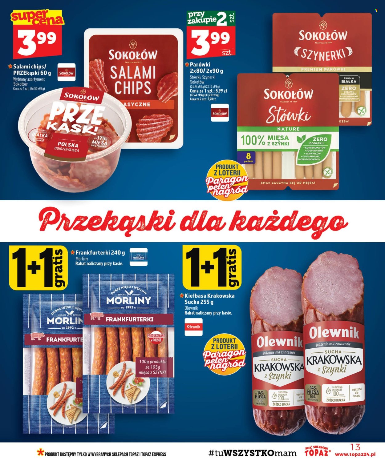 Gazetka Topaz - 3.9.2026. - 9.9.2026.. Strona 13