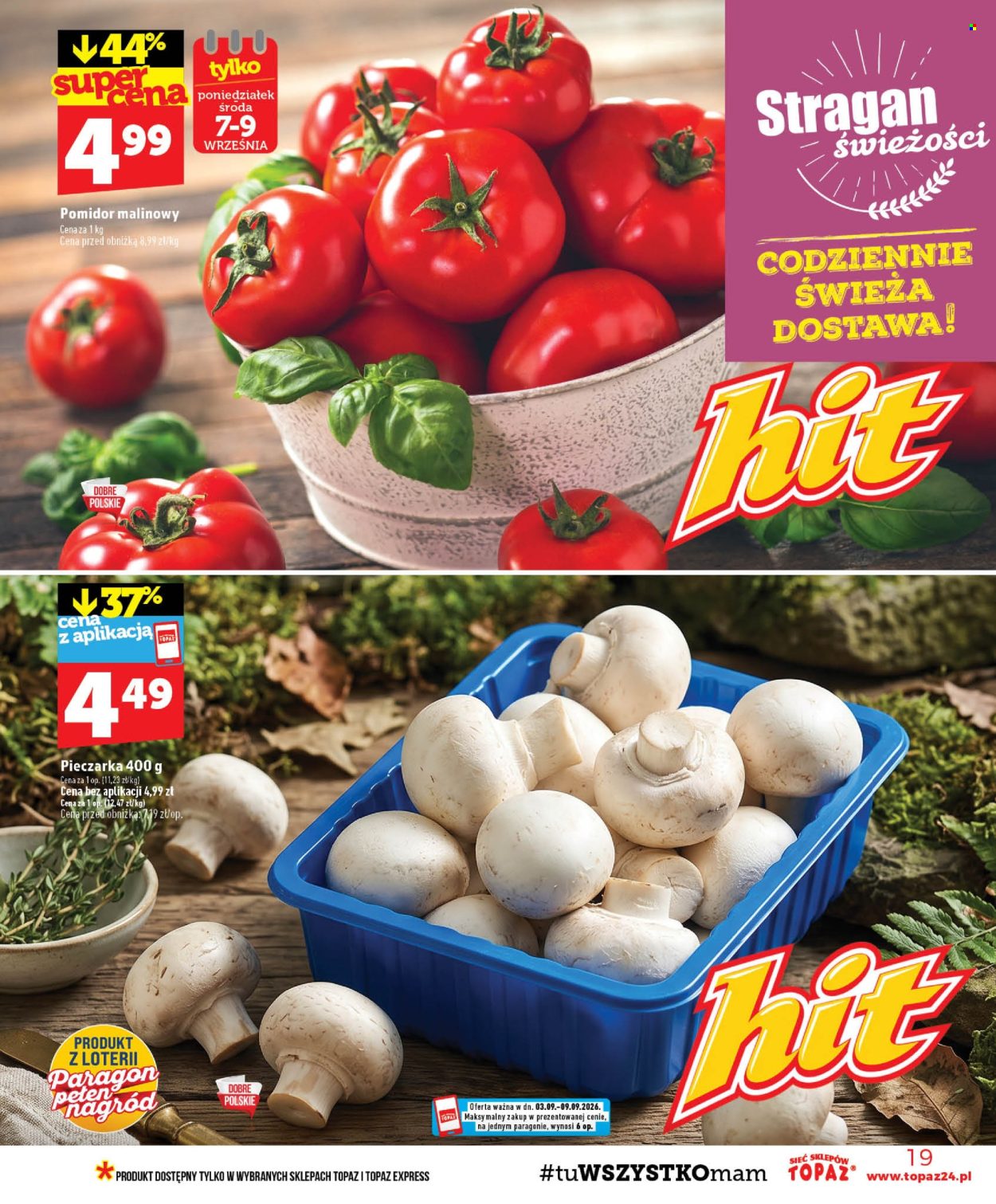 Gazetka Topaz - 3.9.2026. - 9.9.2026.. Strona 19