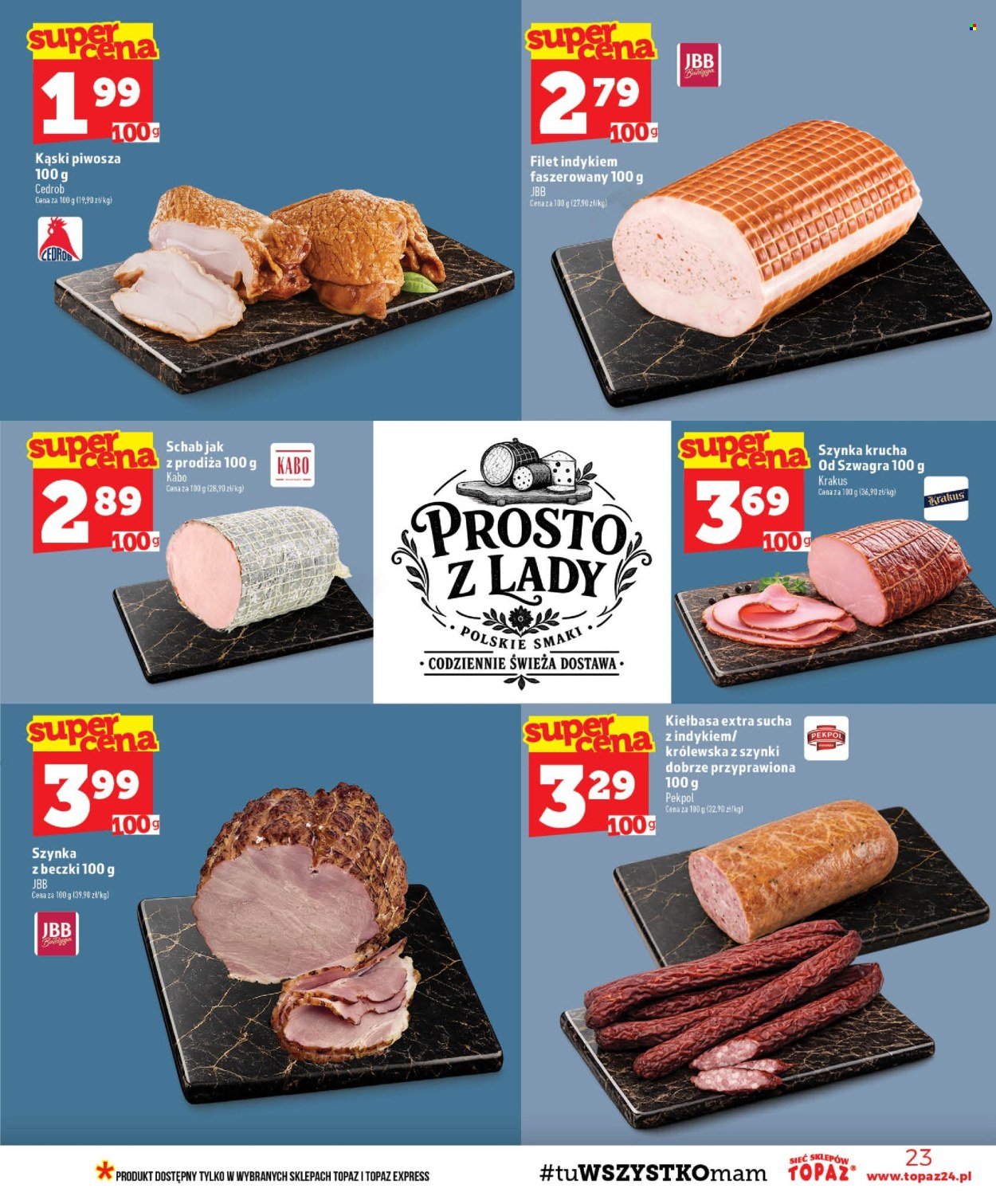 Gazetka Topaz - 3.9.2026. - 9.9.2026.. Strona 23