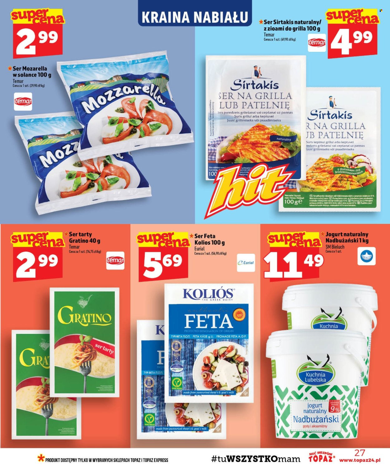 Gazetka Topaz - 3.9.2026. - 9.9.2026.. Strona 27
