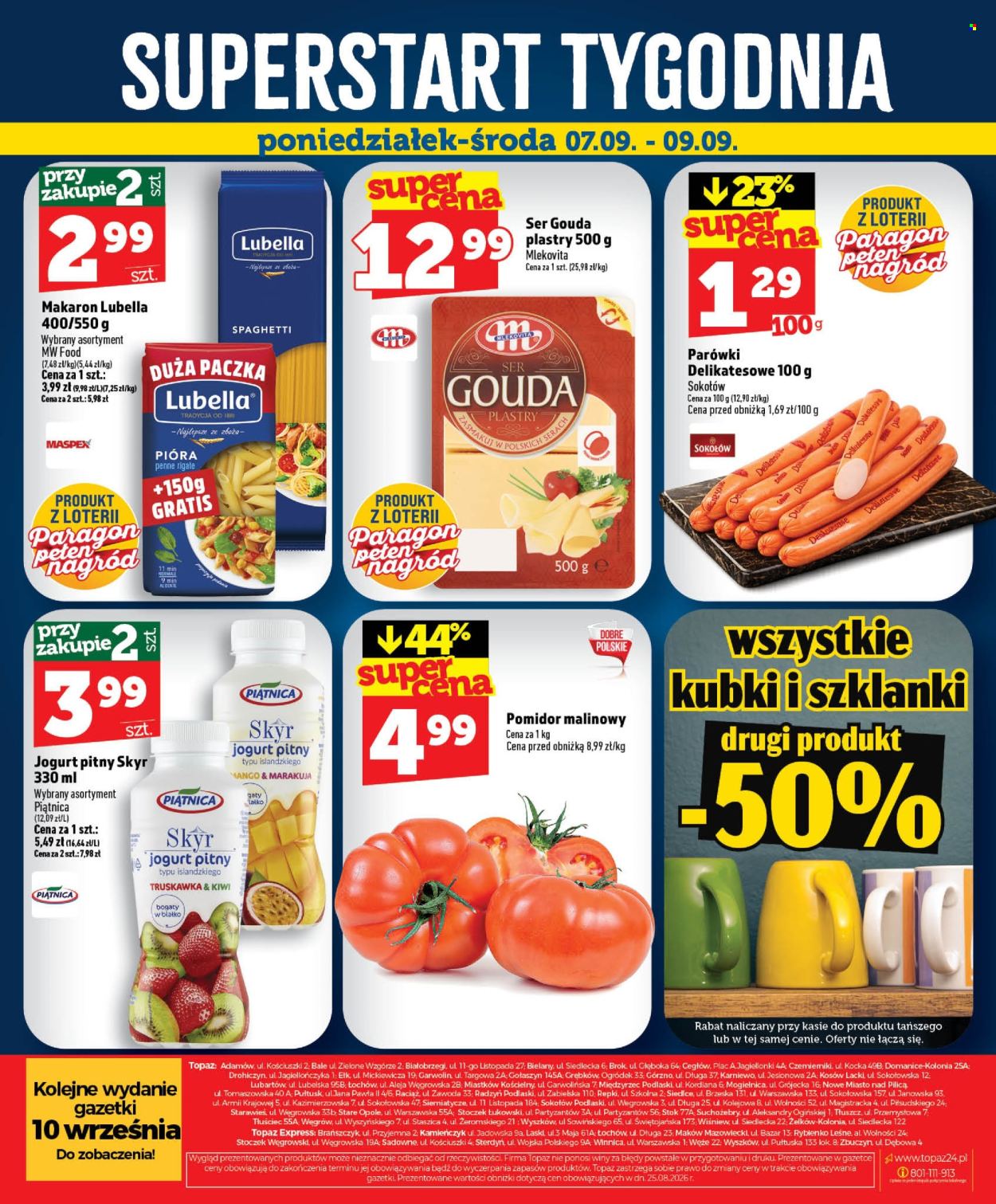 Gazetka Topaz - 3.9.2026. - 9.9.2026.. Strona 58